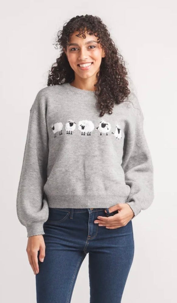 3D Sheep Knit Sweater
