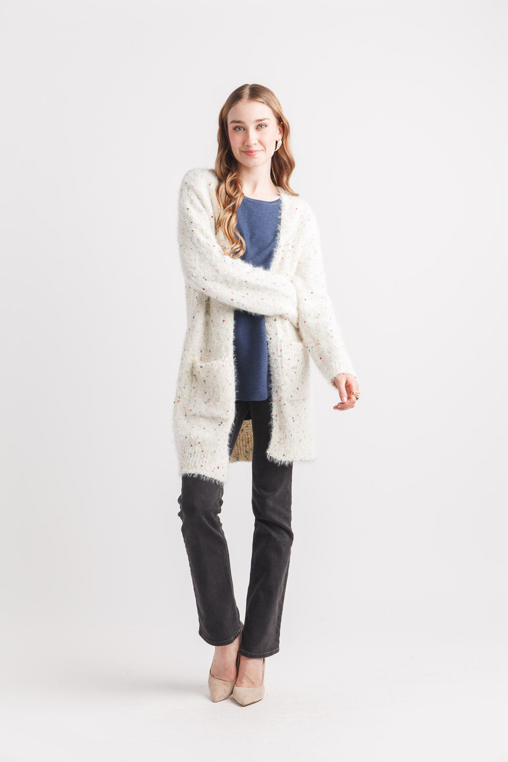 Flecked Eyelash Cardigan