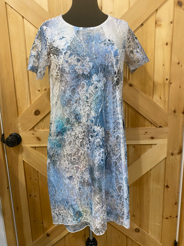 Short Sleeve Flowy Short Dress