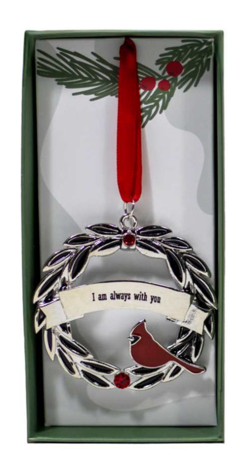 Metal Cardinal Ornament