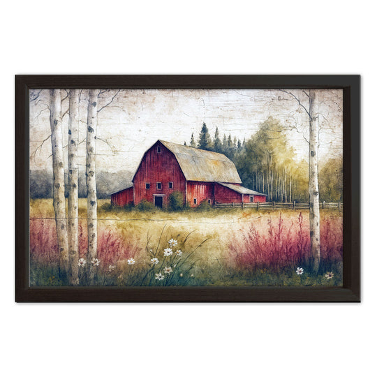 Vintage Red Barn Sign