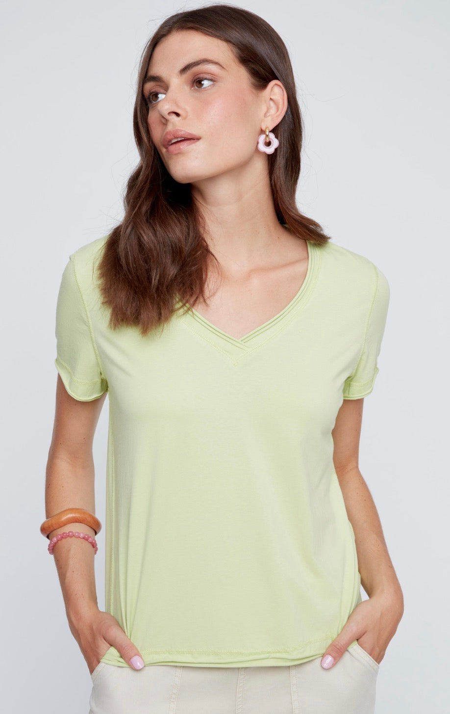 VNeck Basic TShirt