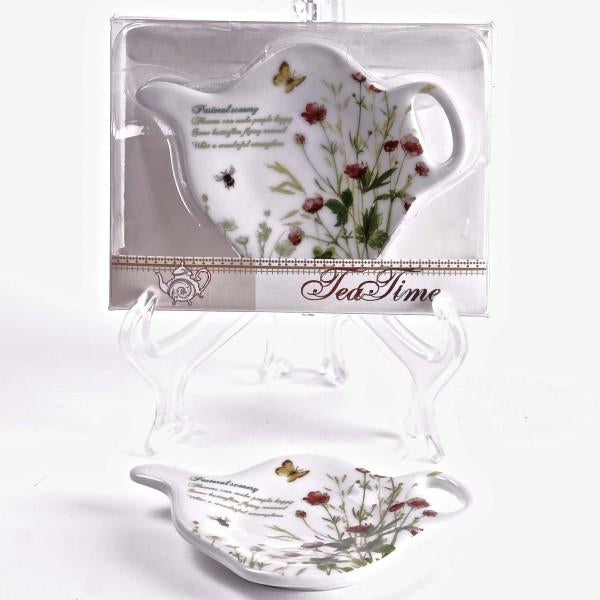 Porcelain Tea Bag Holder Set Of 2