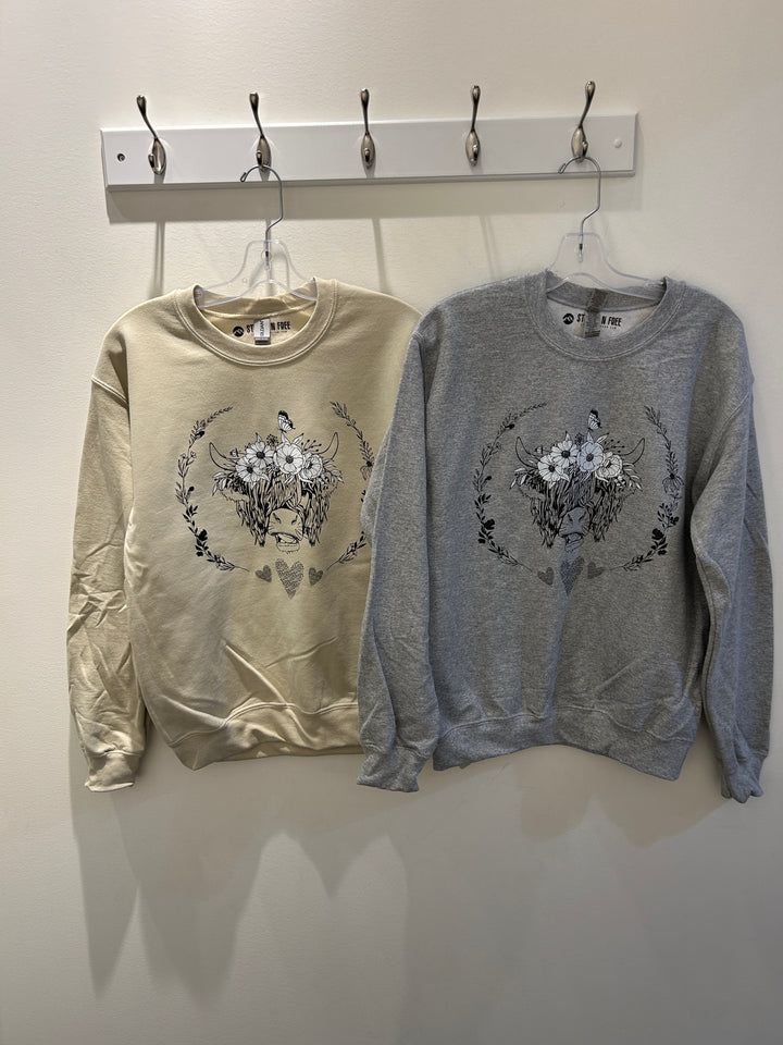 Highland Cow Sweatshirt