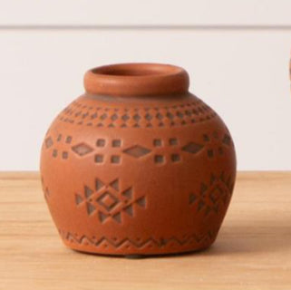 Southwestern Inspired Textured Vase