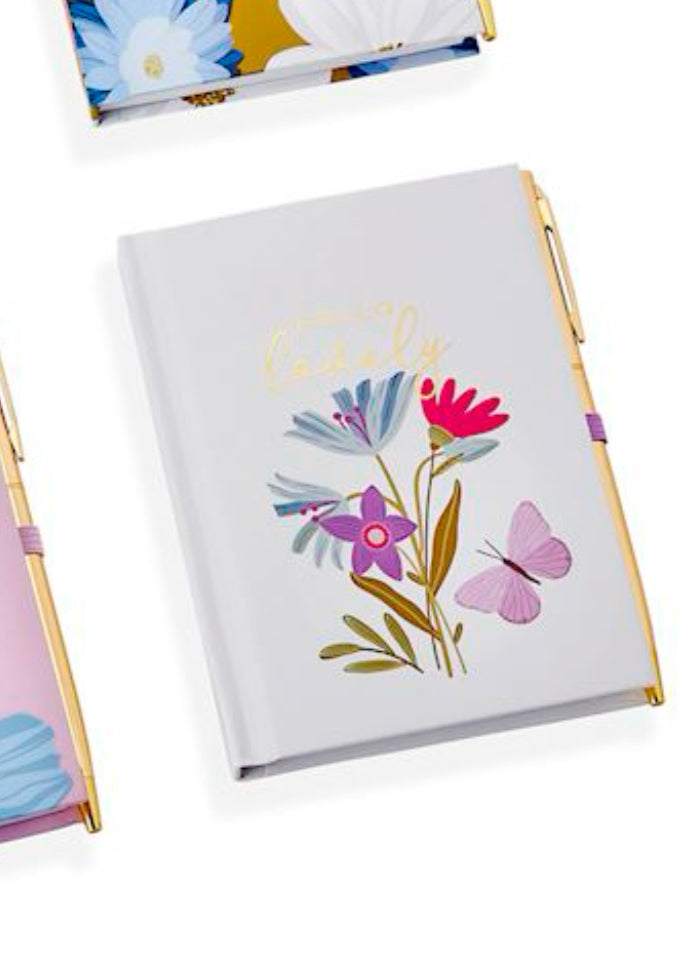 Floral Hardcover Journal