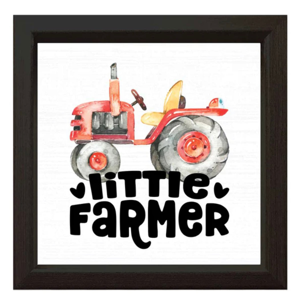 10x10” Little Farmer Sign