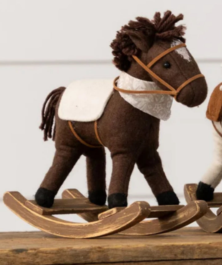 Decorative Fabric Rocking Horse