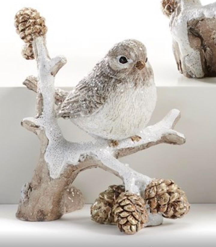 Bird On Branch Figurine