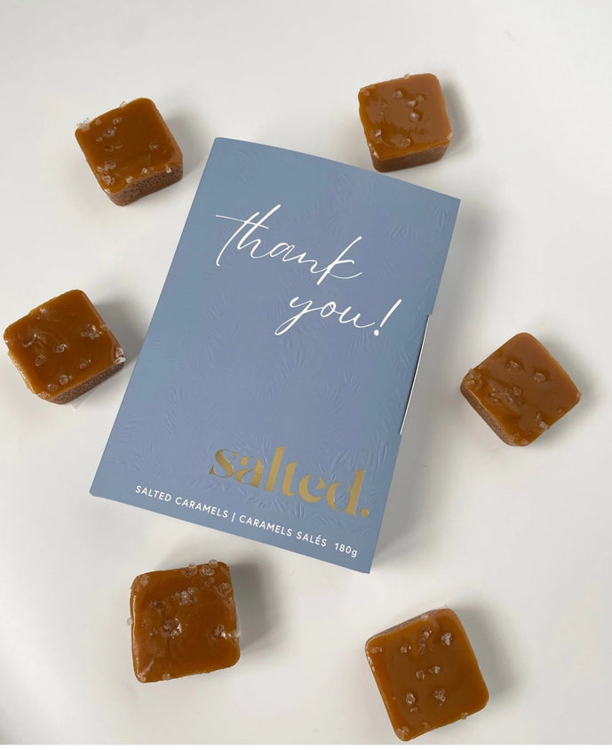 6pc Thank You Salted Carmels