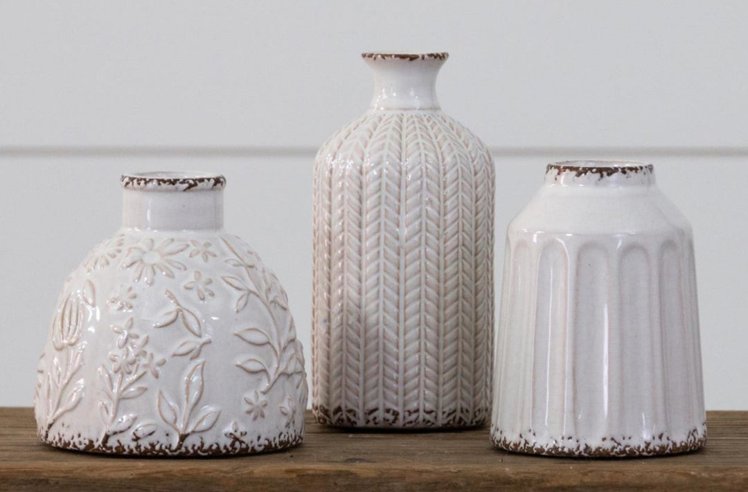 Textured Pattern Vase