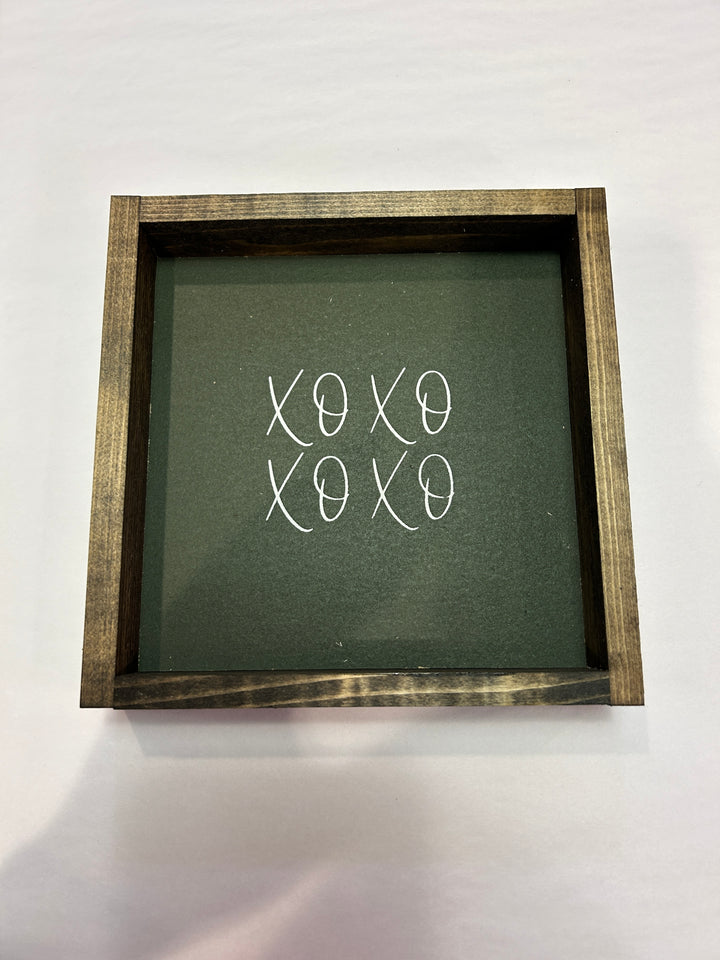 XOXO Wood Sign 7X7