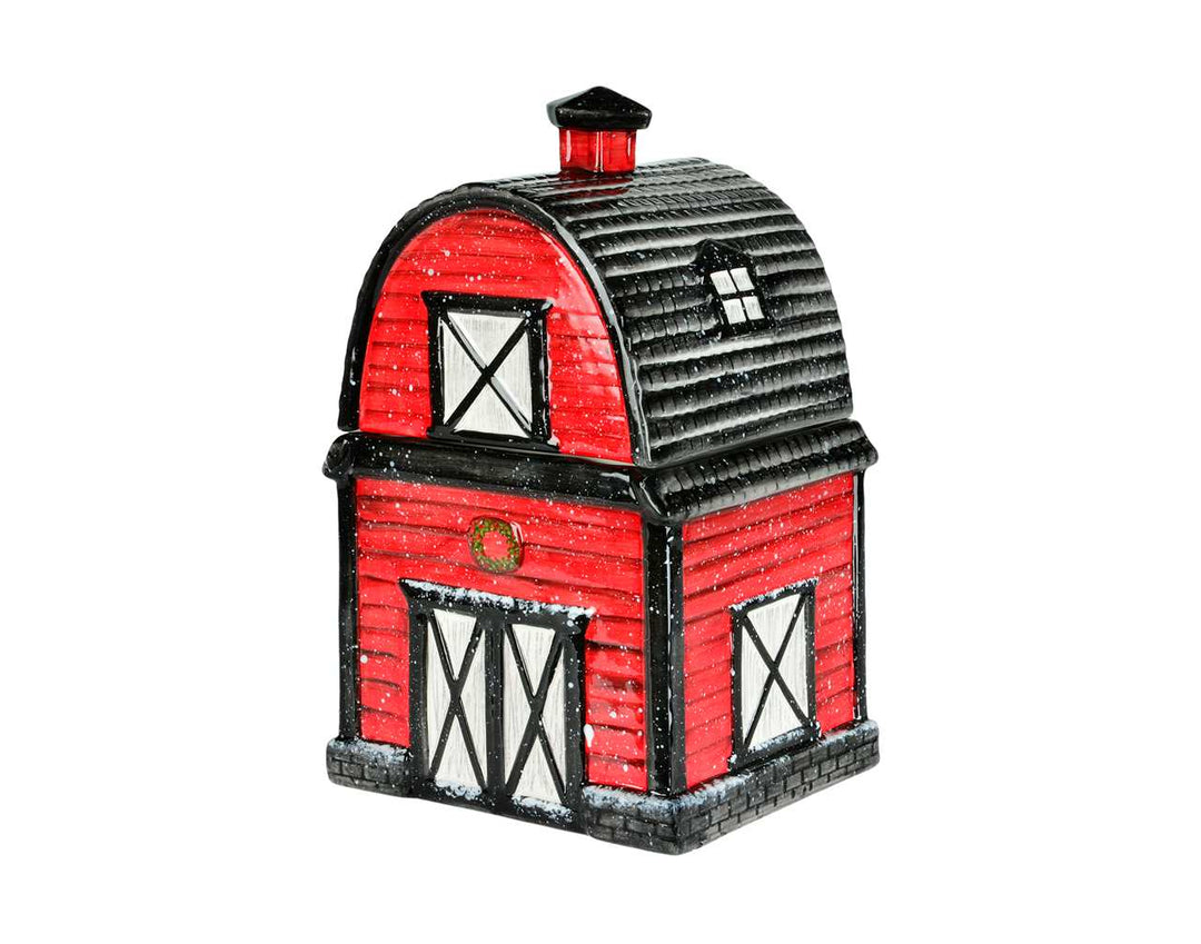 Red Barn Cookie Jar