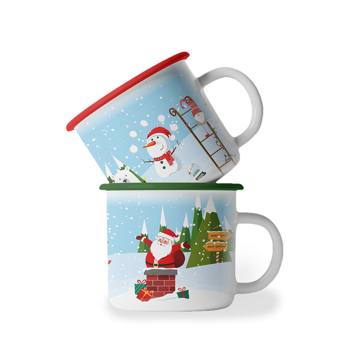 Hot Cocoa Festive Color Changing Mugs