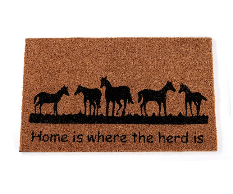 30x18 Home Is Where The Herd Is Mat