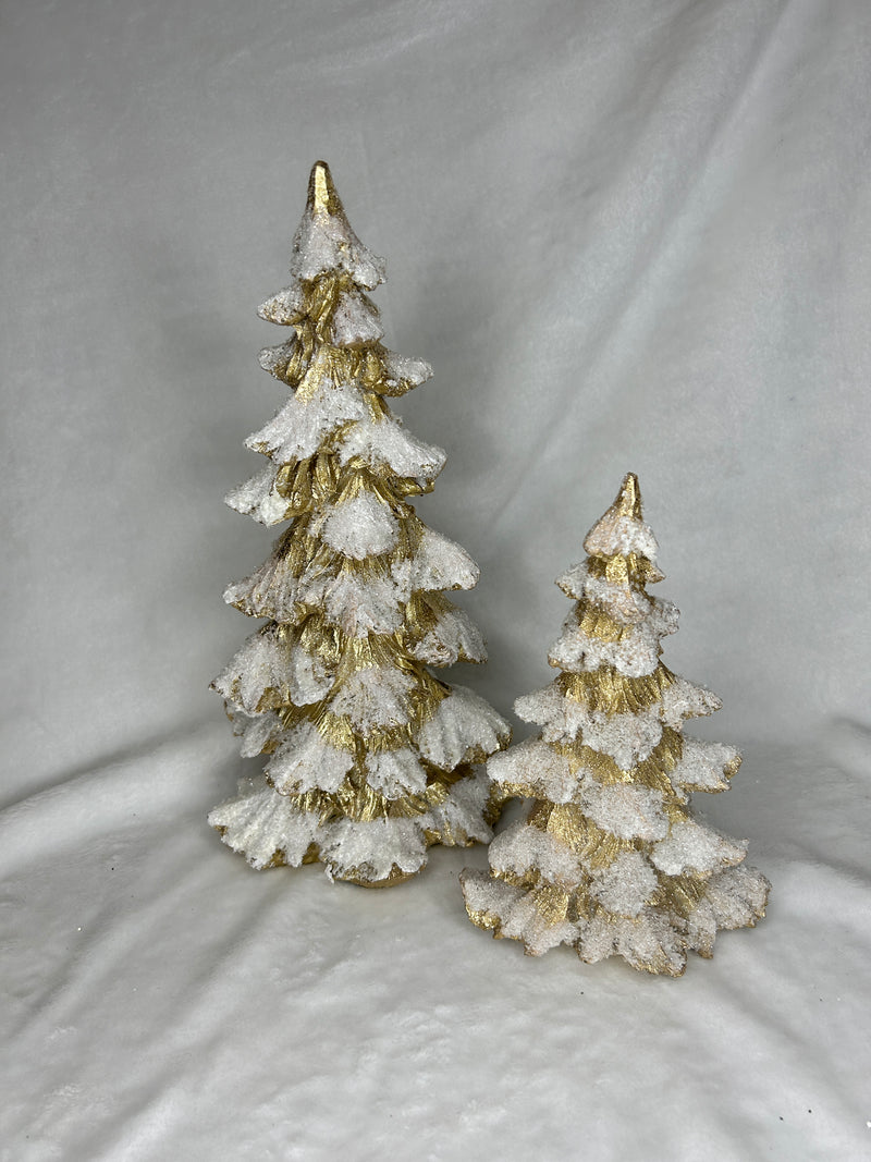 Resin Gold Christmas Tree