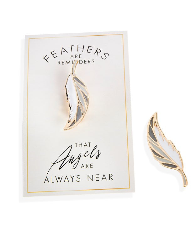 Carded Feather Pin
