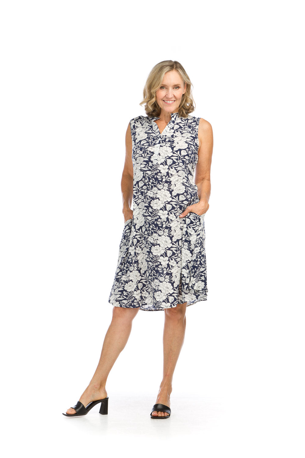 Floral Henely Swing Dress