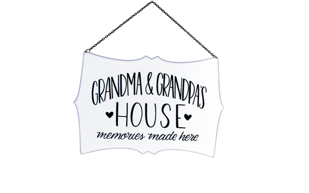 Grandma & Grandpa Hanging Sign