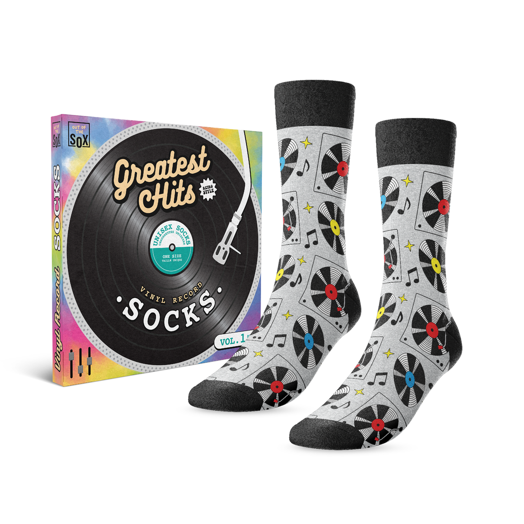 Vinyl Greatest Hits Men’s Socks