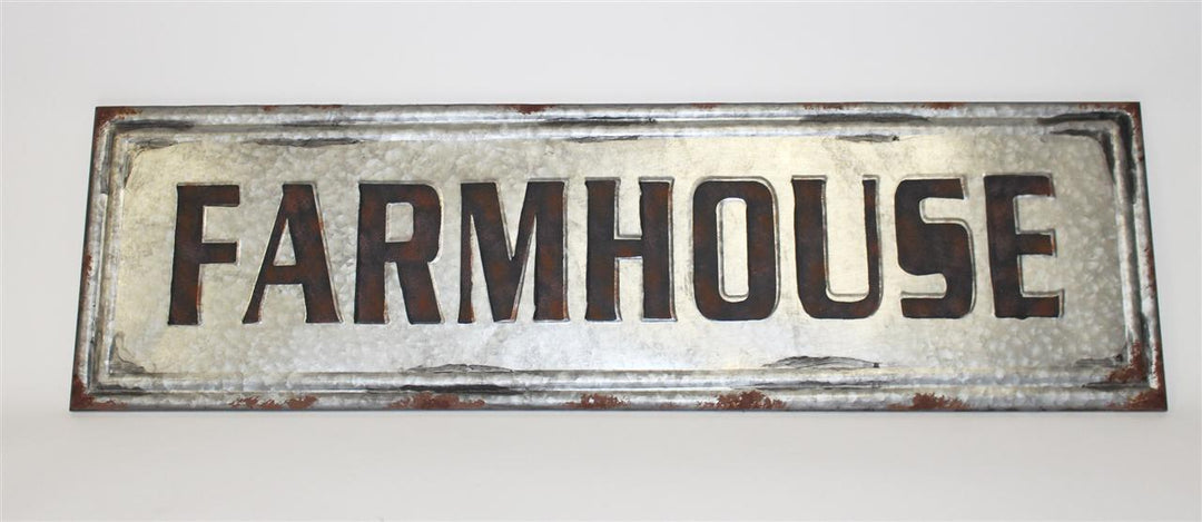 Metal Farmhouse Sign