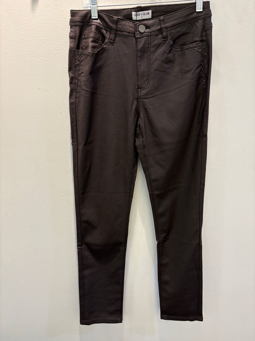 Sparkle Detail Straight Leg Pant