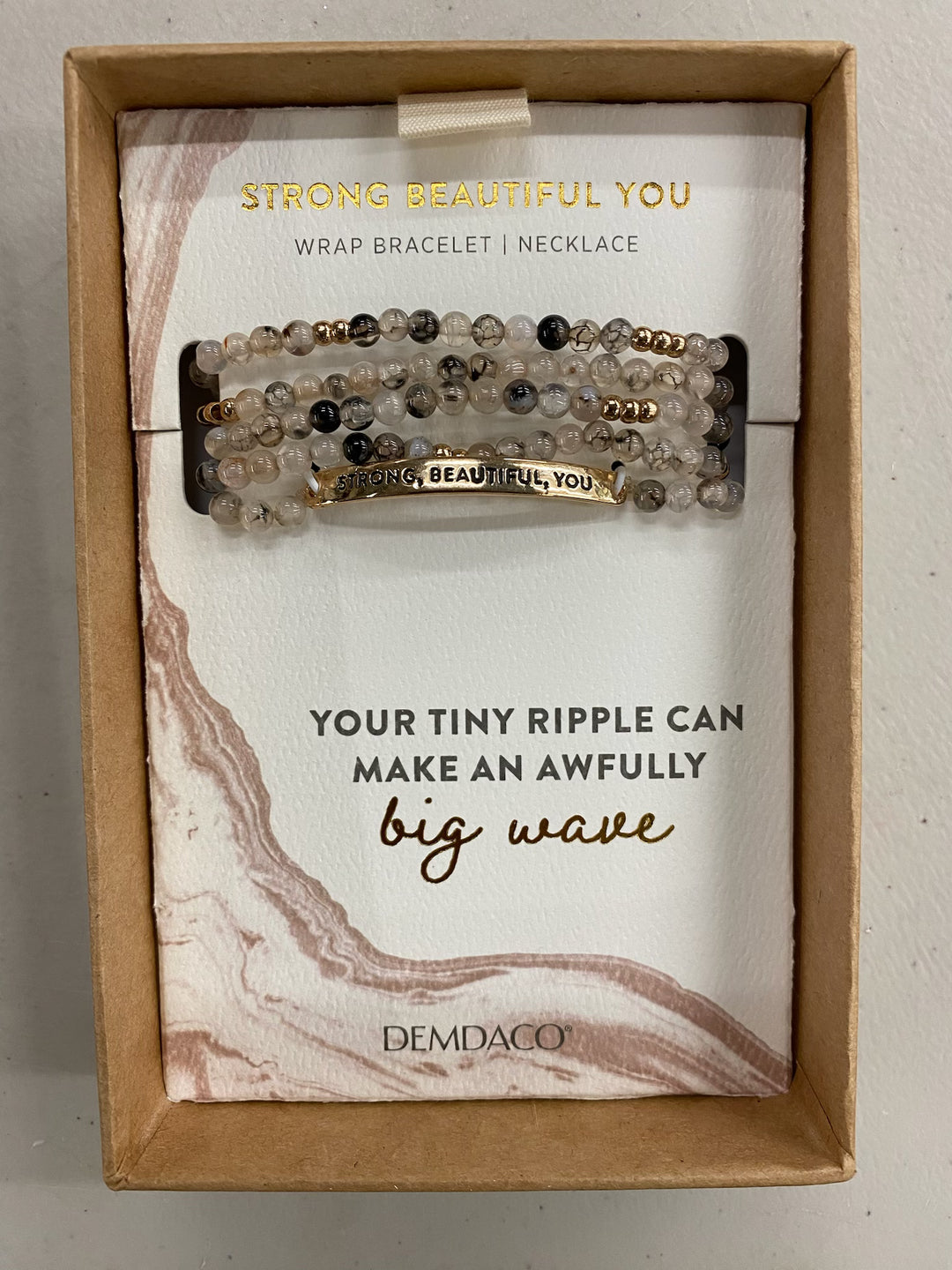 Strong Beautiful You Wrap Bracelet/Necklace