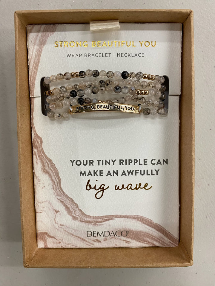 Strong Beautiful You Wrap Bracelet/Necklace