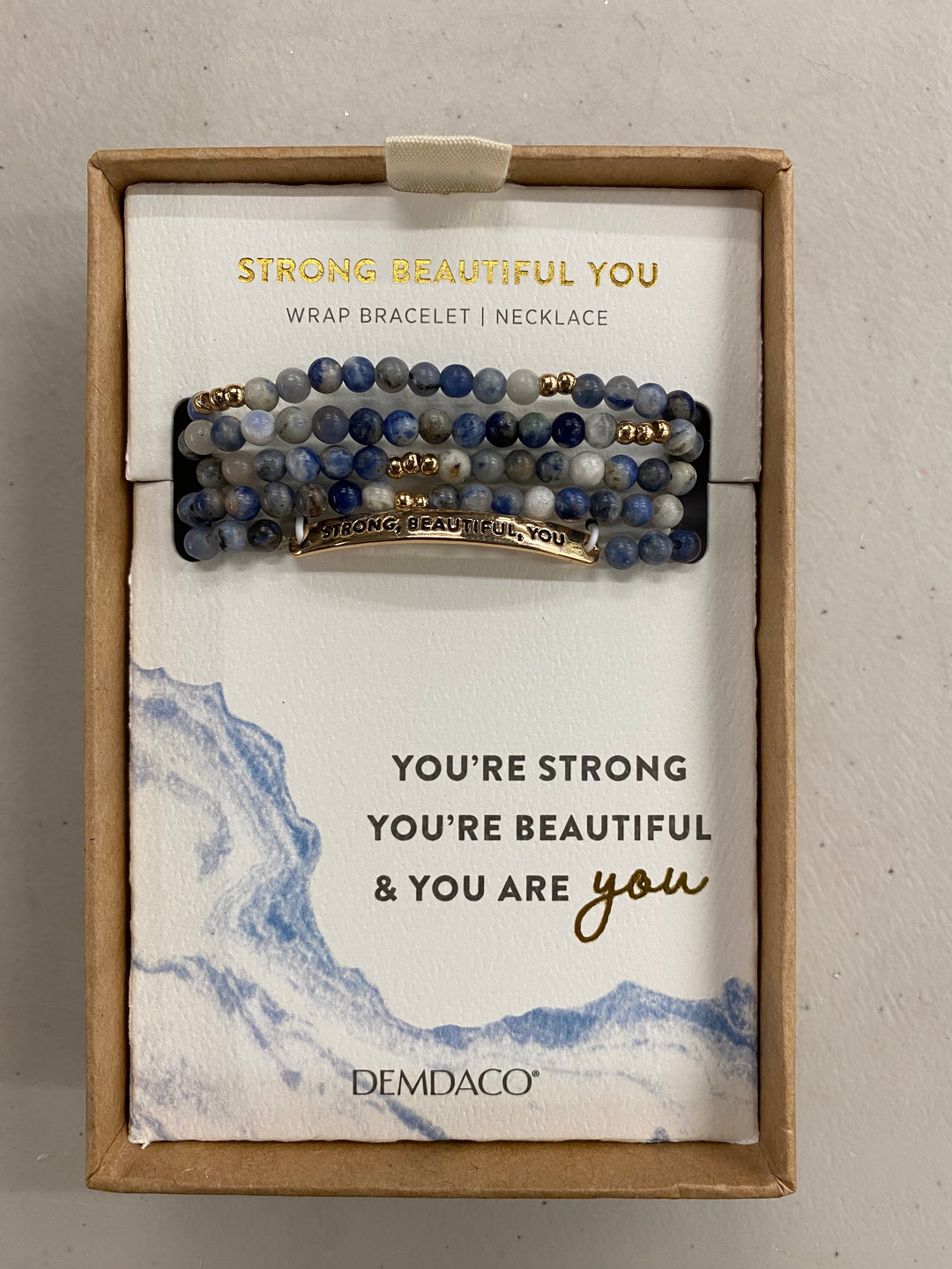 Strong Beautiful You Wrap Bracelet/Necklace