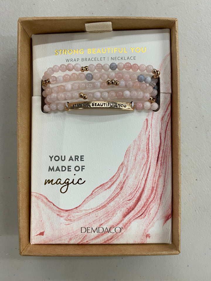Strong Beautiful You Wrap Bracelet/Necklace