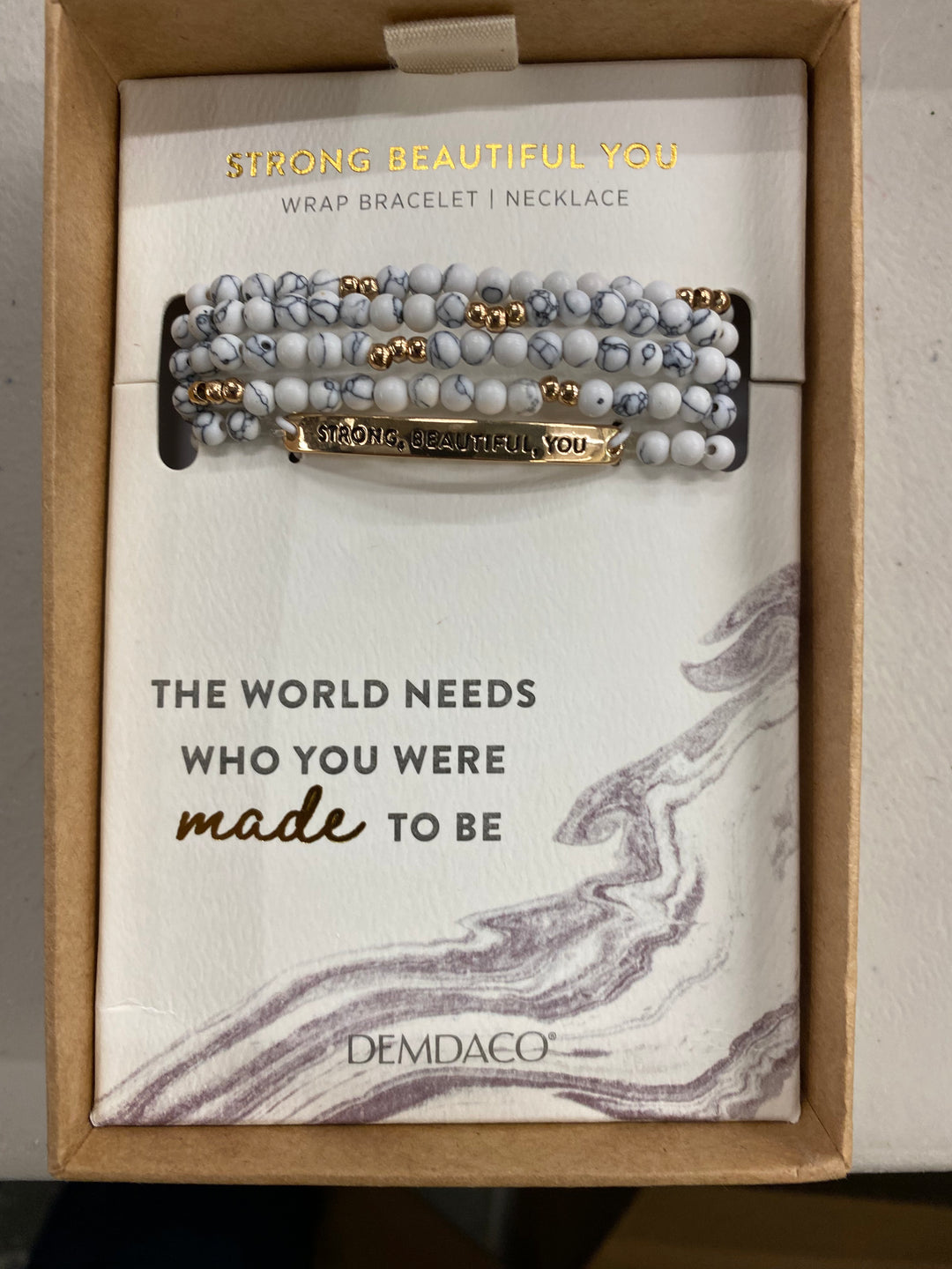 Strong Beautiful You Wrap Bracelet/Necklace