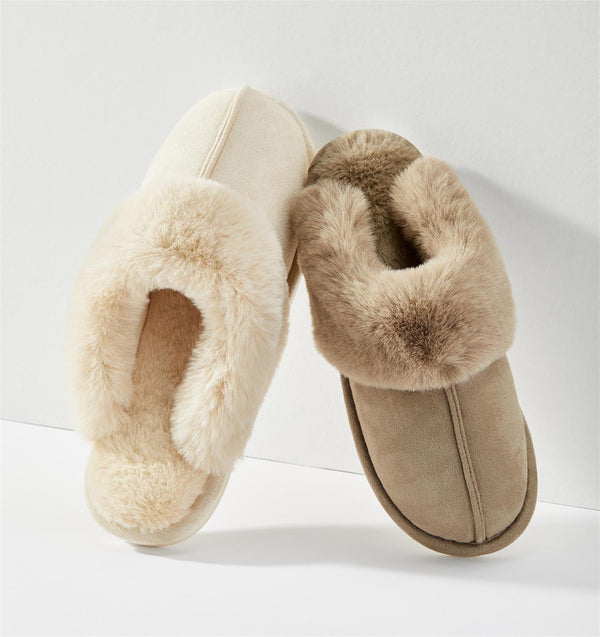 Cozy Faux Suede Slipper