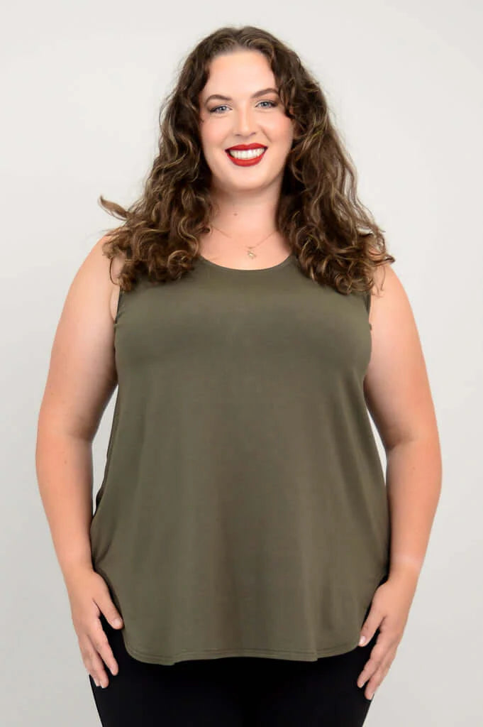 Jazz Curvy Bamboo Tank