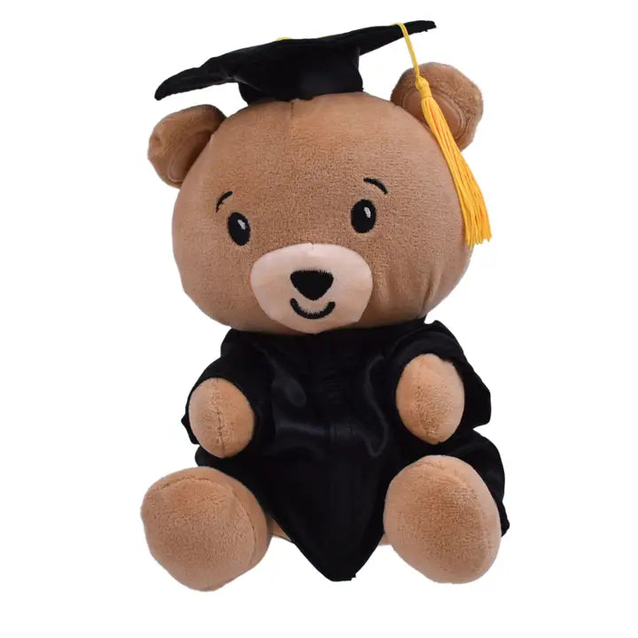 8” Brown Grad Bear