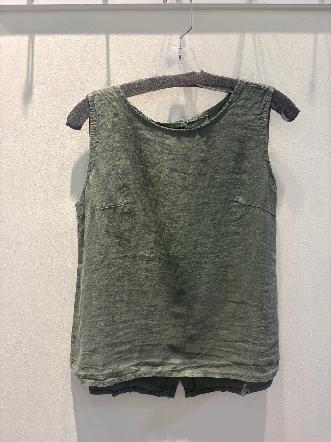 Linen Button Back Cami
