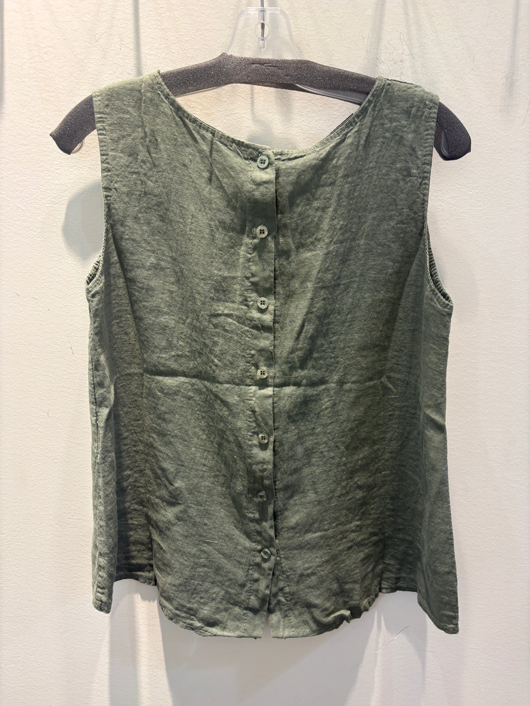 Linen Button Back Cami