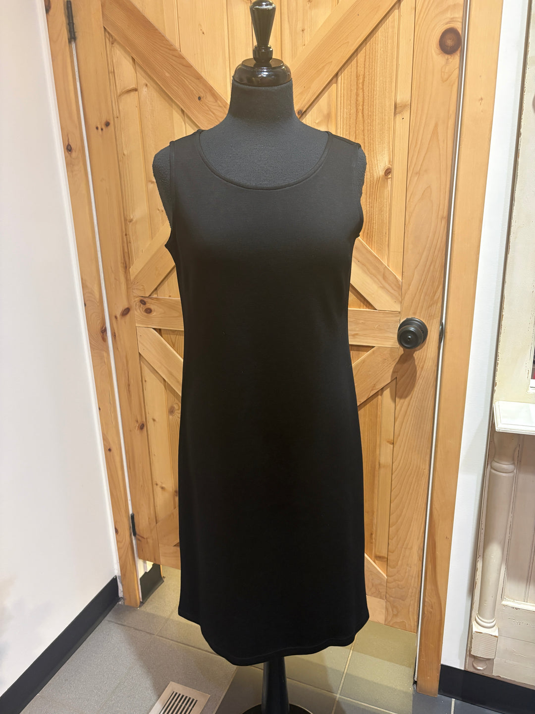 Sleeveless Button Detail Dress