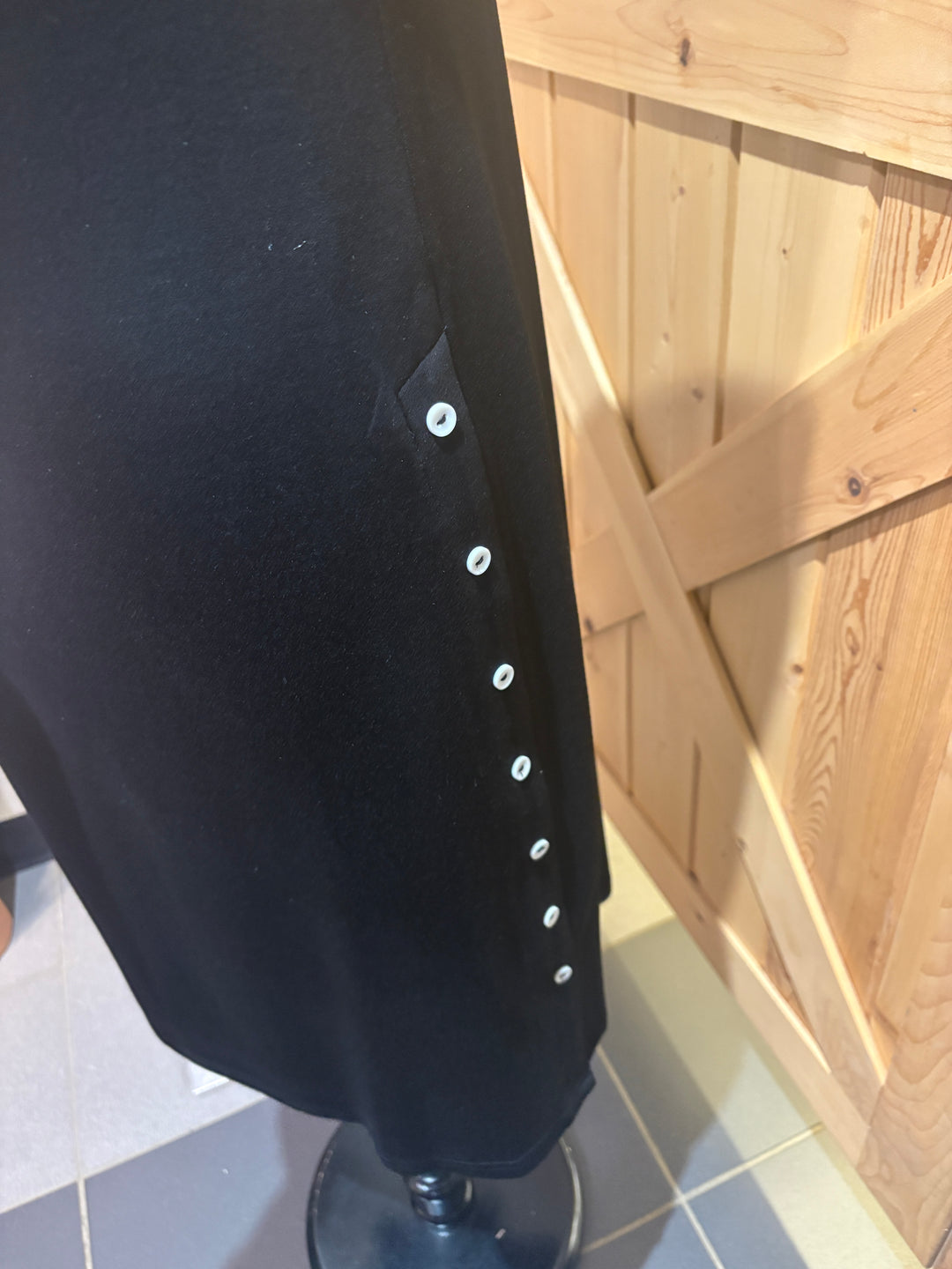 Sleeveless Button Detail Dress