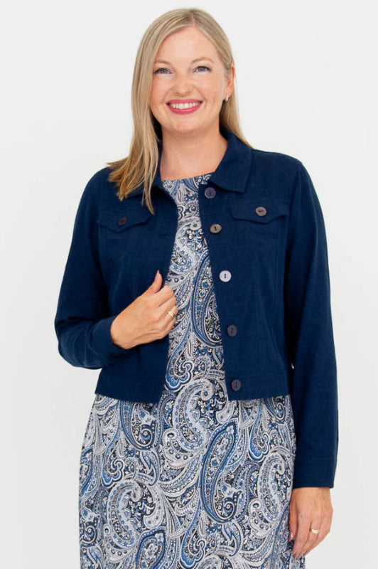 Colleen Linen Jacket
