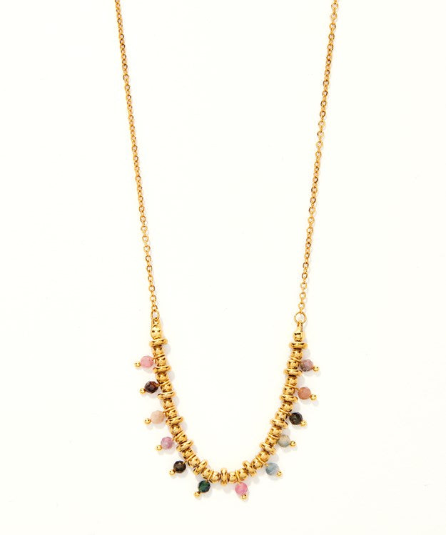 Gold Multi Color Necklace