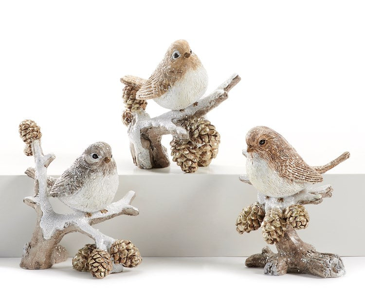 Bird On Branch Figurine