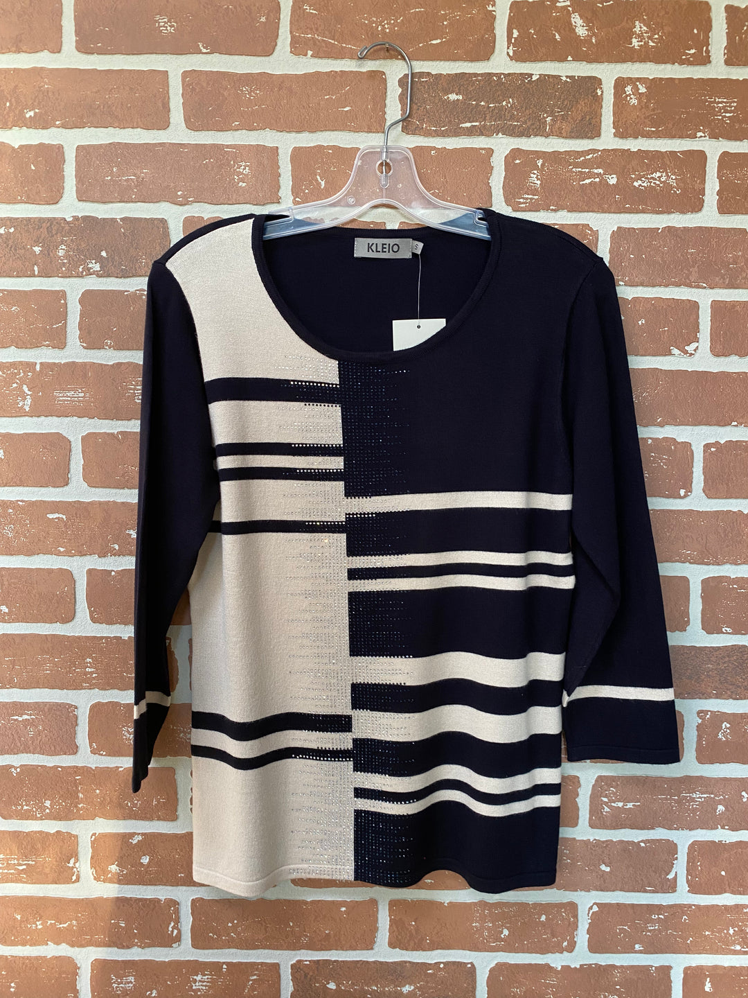 Navy Combo Sweater