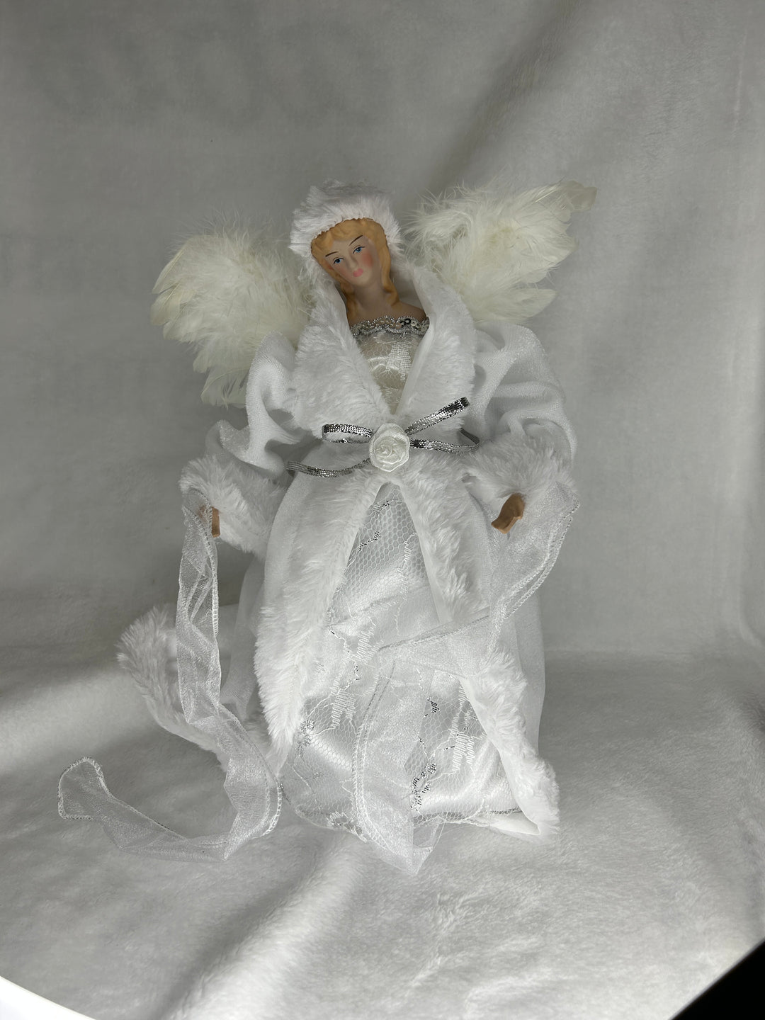 White Angel Tree Topper