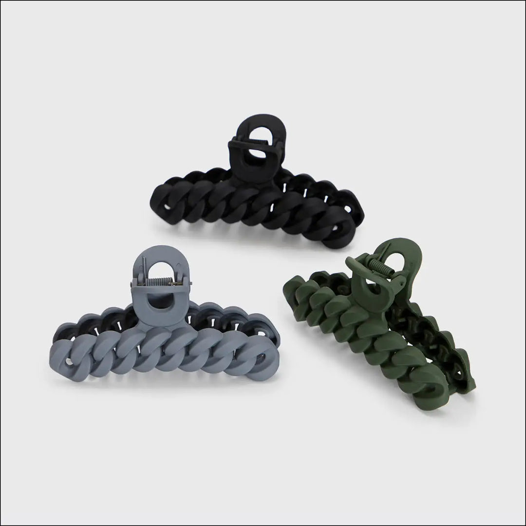 Kitsch 3pc Eco Friendly Chain Claw Clip