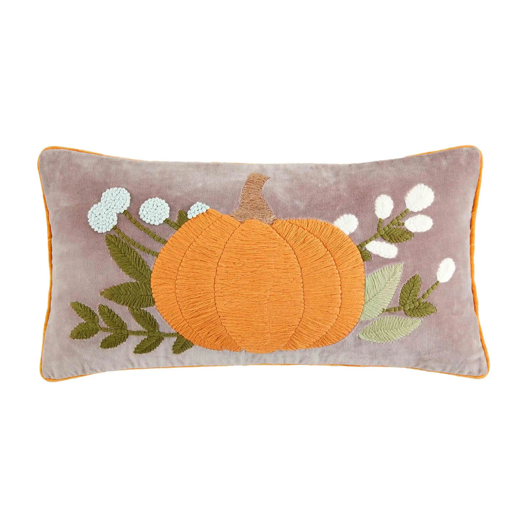 Gather Velvet Pumpkin Pillow