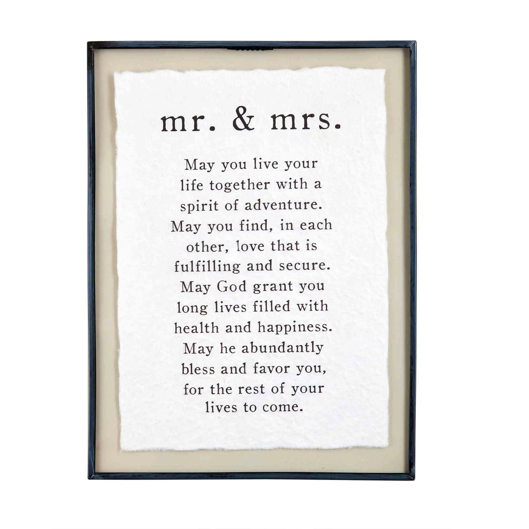 Mr & Mrs Plaque