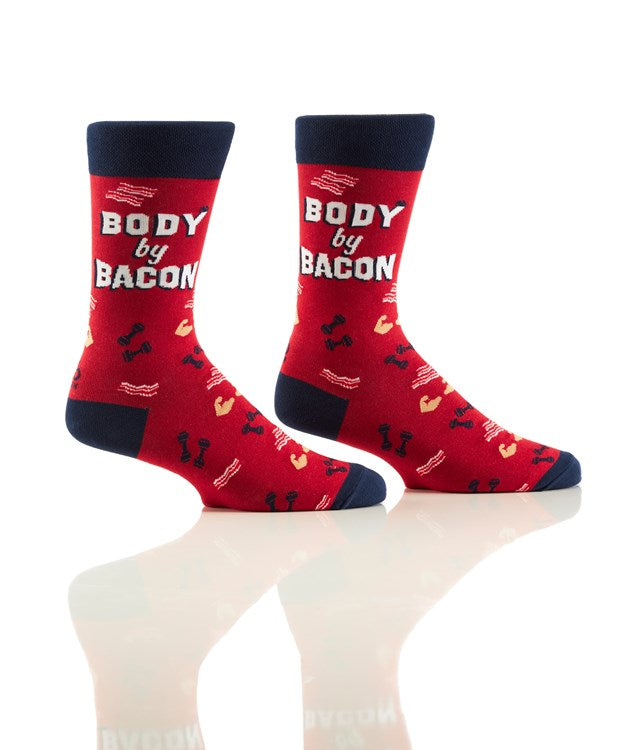 Body Of Bacon Mens Crew Socks