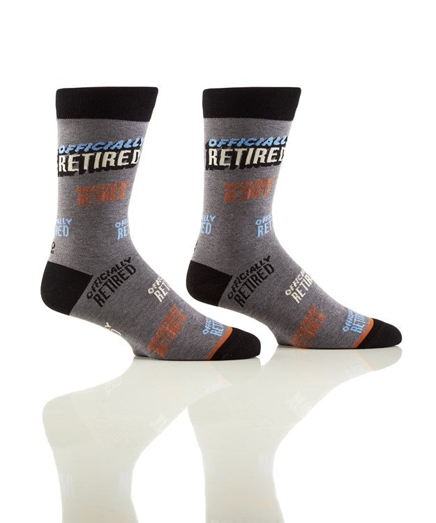 Pro Retired Mens Crew Socks