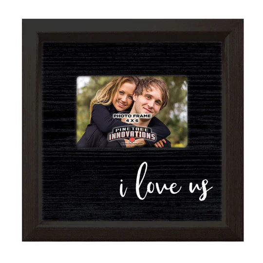 I Love Us Frame 10x10”