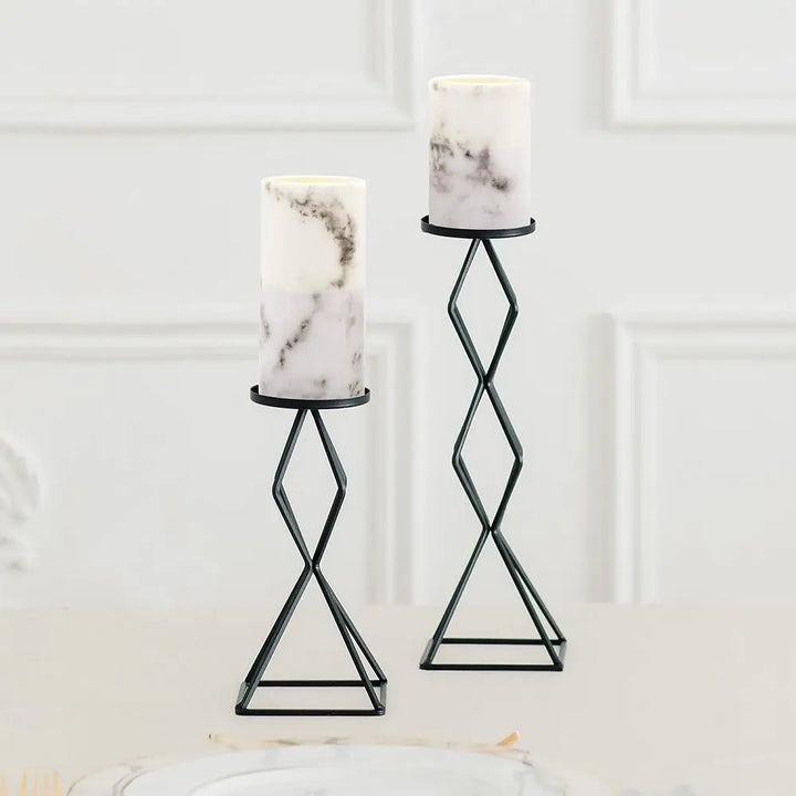 Artificial Flameless LED Marble Pillar Candle